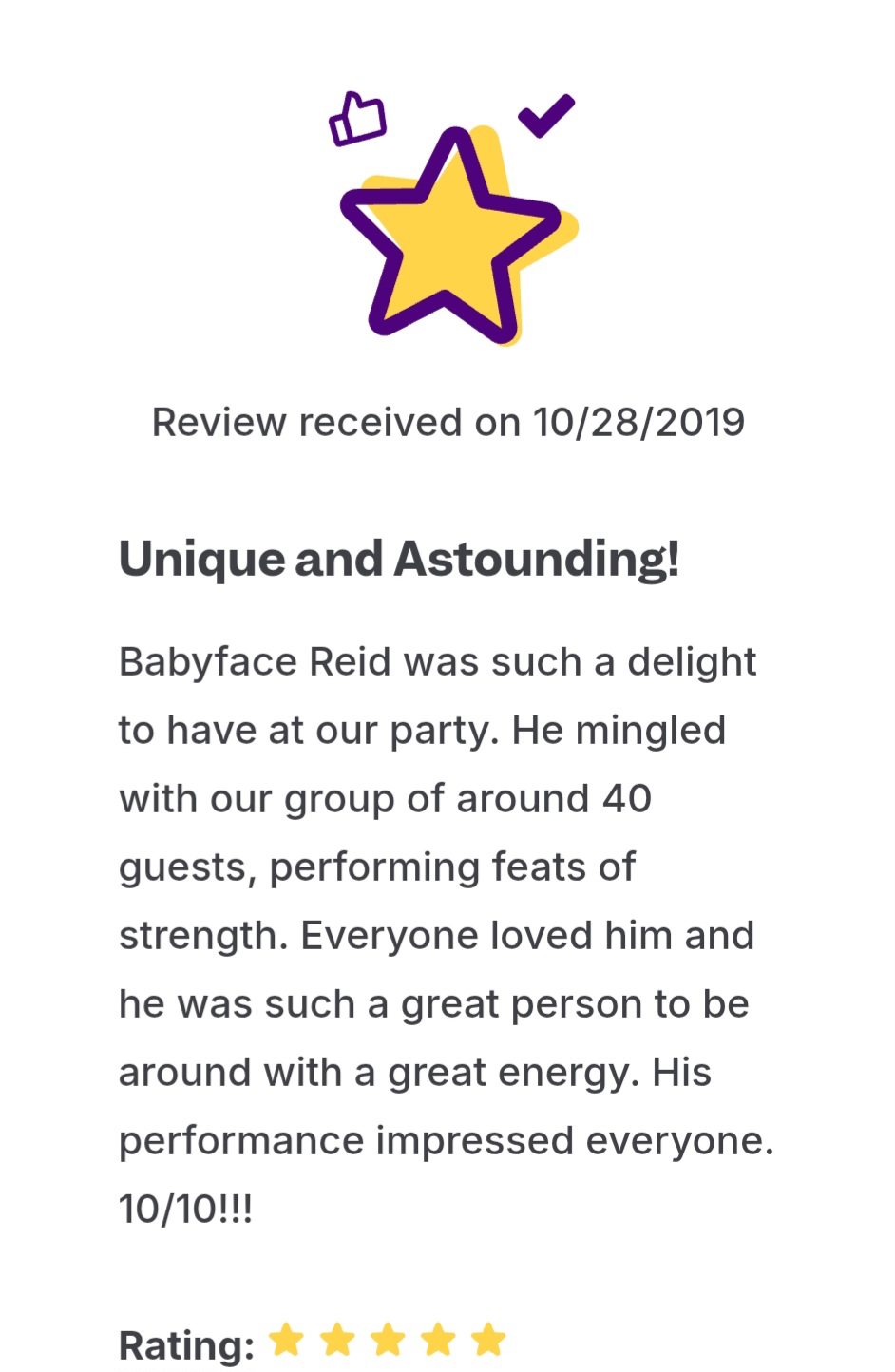 Verified circus performance review